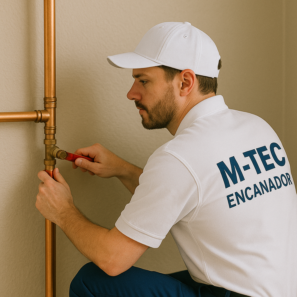 Tubo de cobre para água